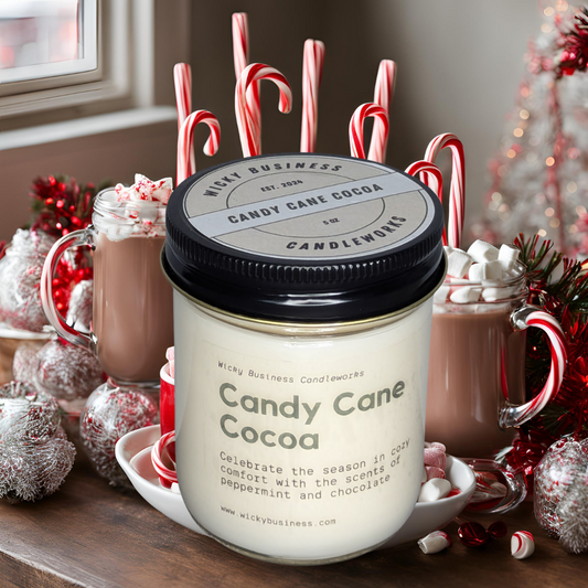 Candy Cane Cocoa Candle (5 oz)