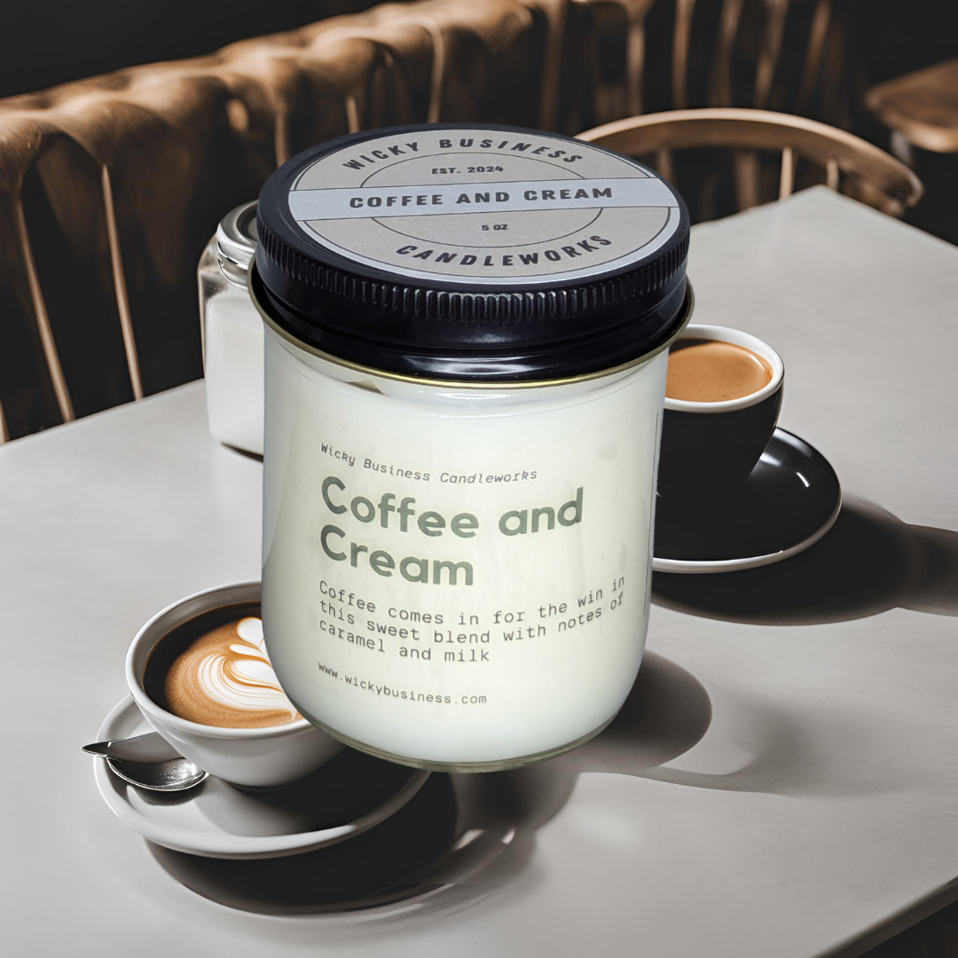 Coffee and Cream Candle (5 oz)