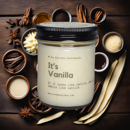 It's Vanilla Candle (5 oz)